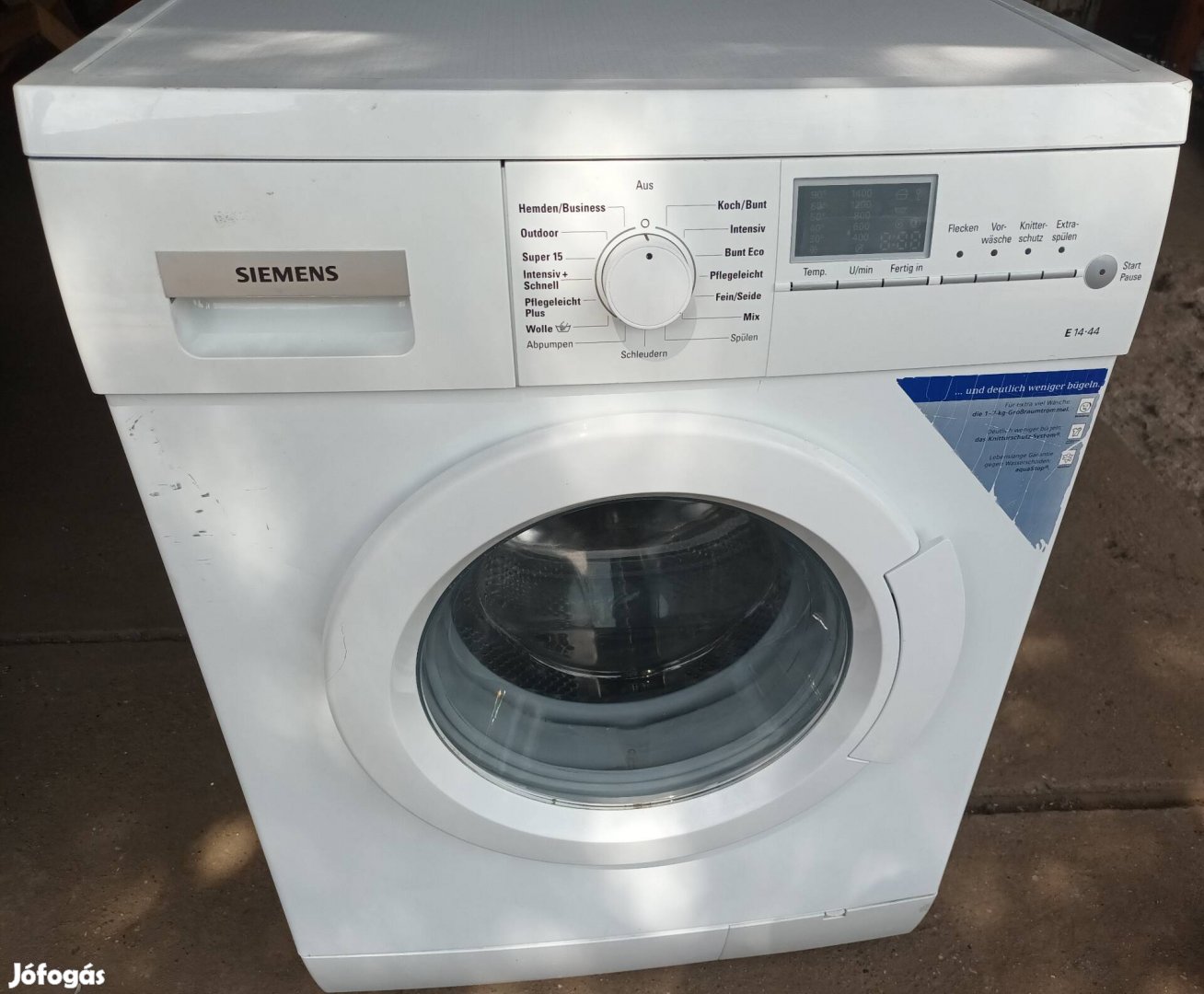 Siemens 7 kg elöltöltős mosógép 
