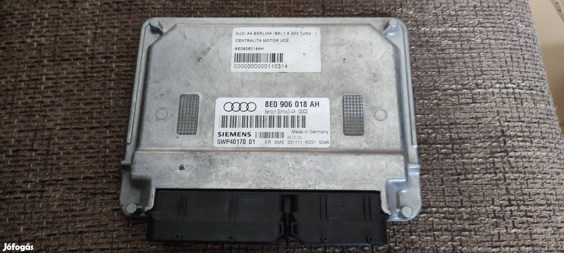 Siemens 8E0 906 018 AH Audi computer