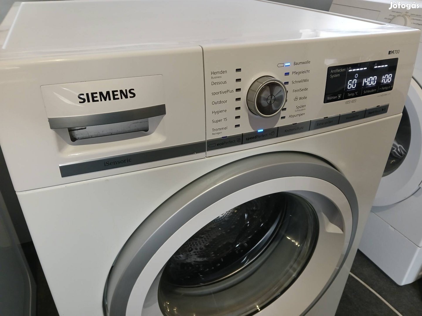 Siemens A+++ 9kg IQ700 típusú mosógép 