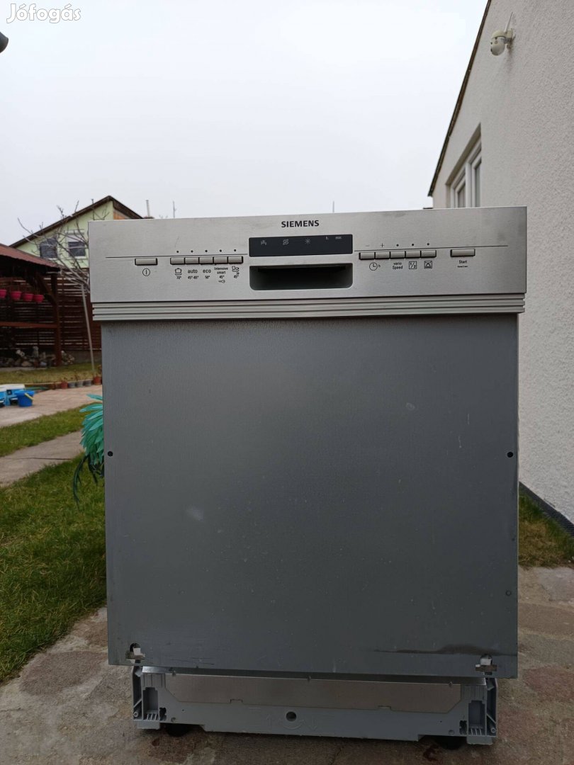 Siemens A inox digitális beépíthető 12 terítékes mosogatógép