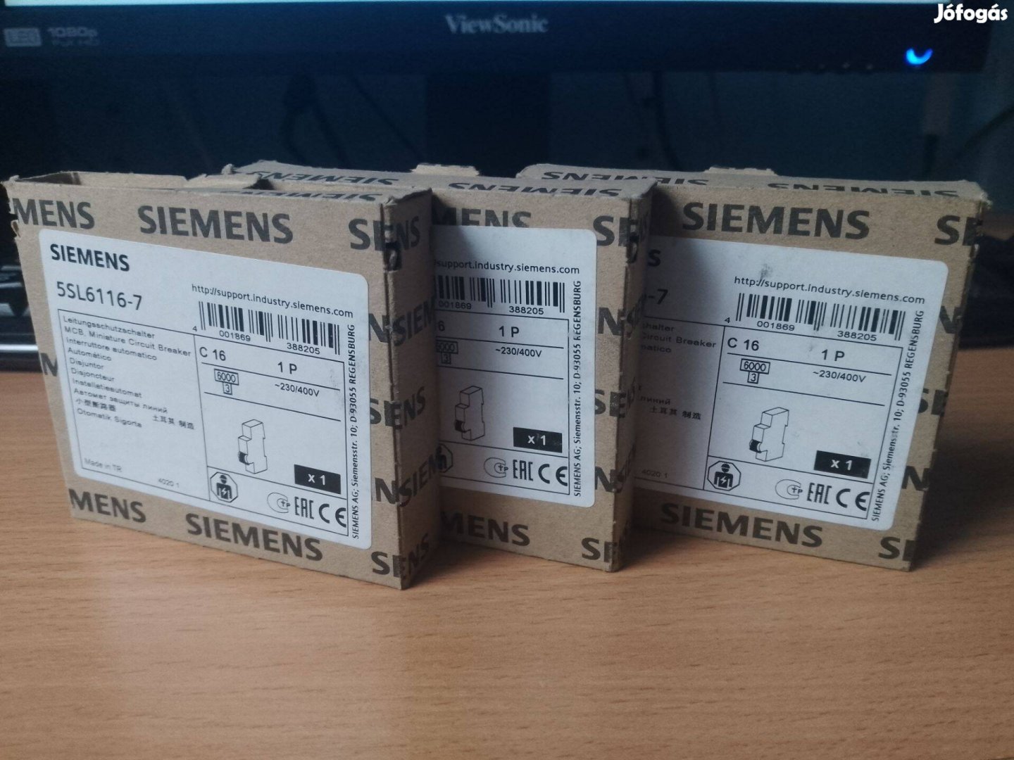 Siemens C16 kismegszakító (3 db)