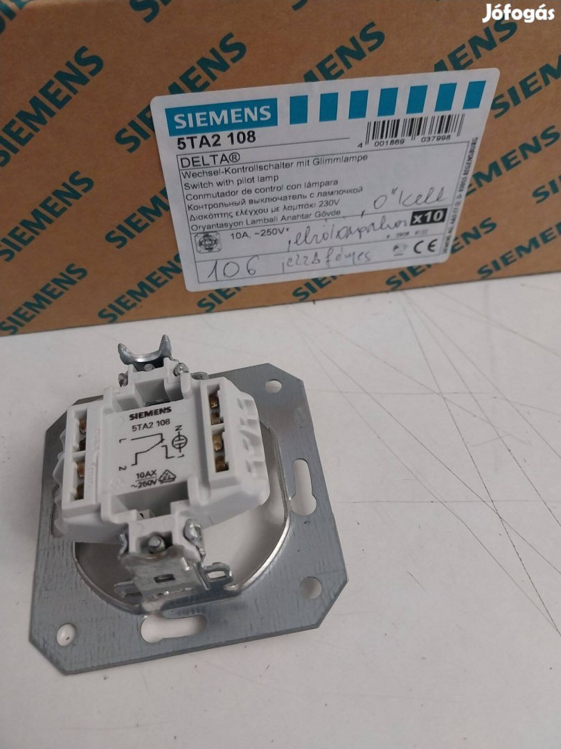 Siemens Delta 106 betét jelzőf. 5TA2 108