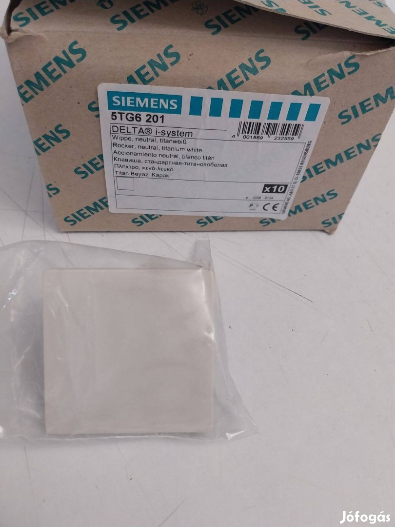 Siemens Delta egyes billentyű fehér 5TG6 201