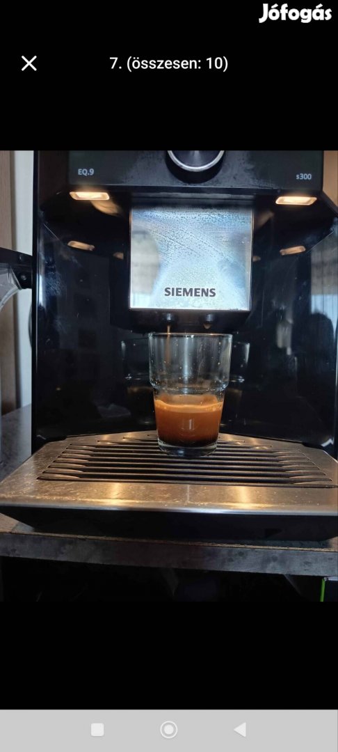 Siemens EQ9 S 300 automata kávégép