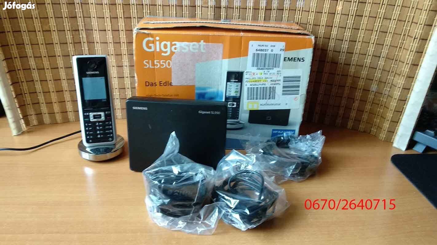 Siemens Gigaset SL550 vezetékes hordozható telefon (a)