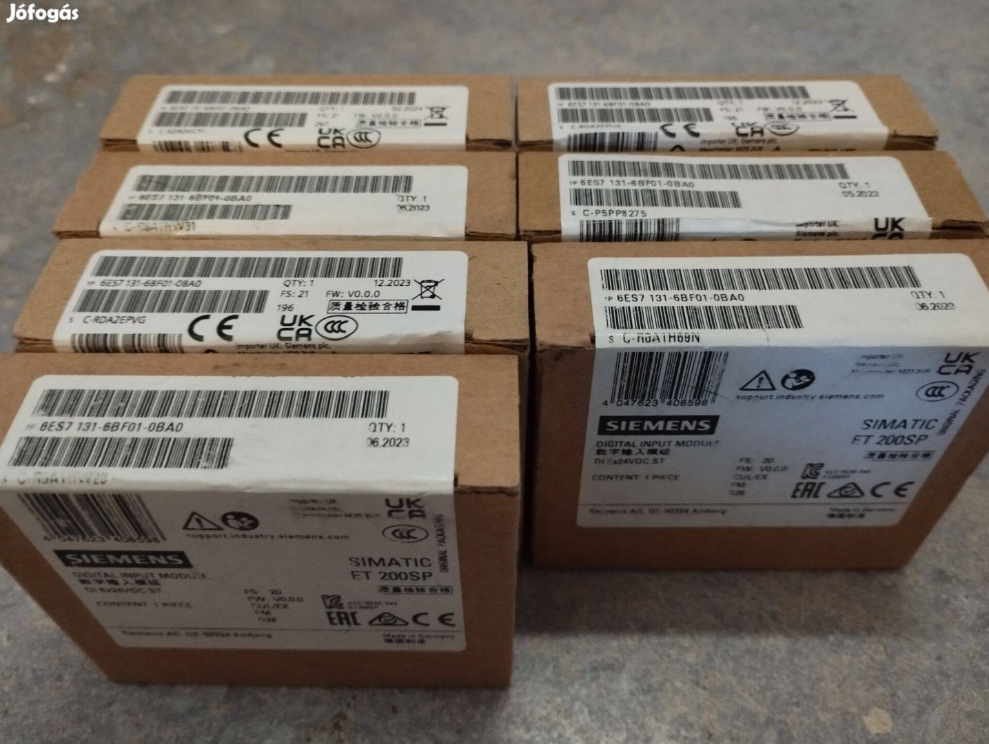 Siemens PLC ET-200SP DI modul 131-6BF01-0BA0