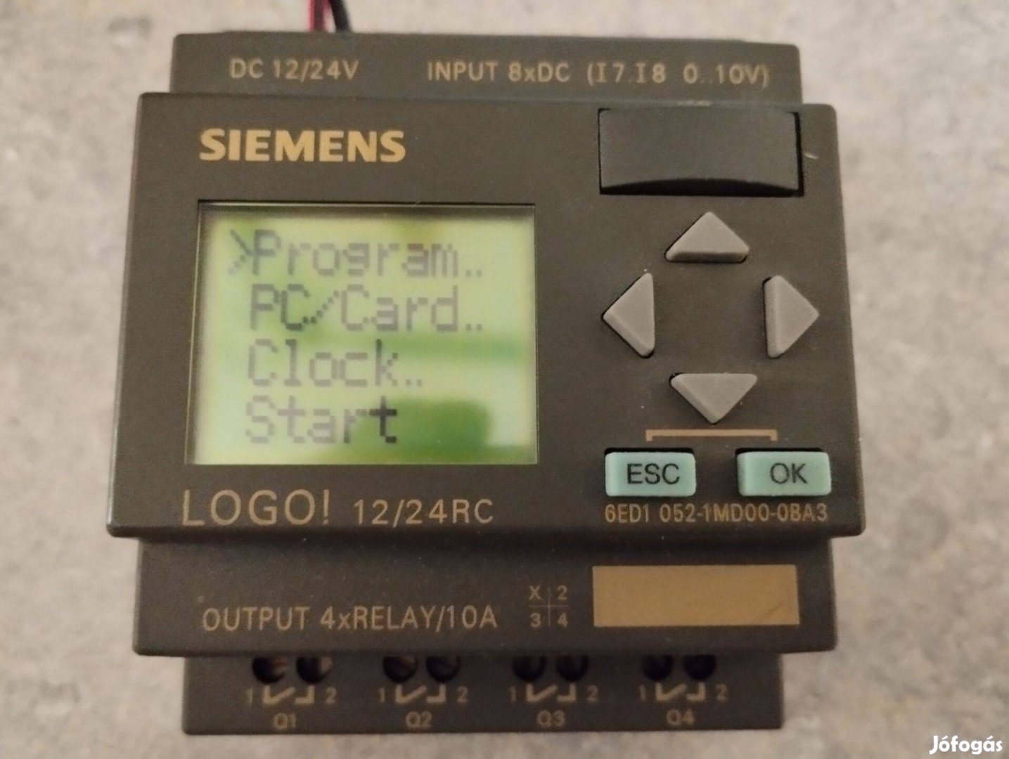 Siemens PLC Logo 12/24RC 052-1MD00-0BA3