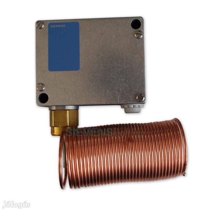 Siemens QAF81.6 légoldali fagyvédő termosztát, kapilláris cső 6m