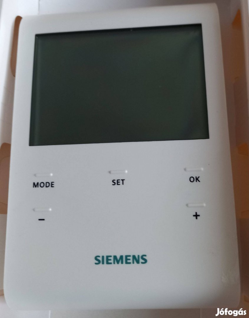 Siemens RDD100.1 digitális szobatermosztát LCD kijelzővel