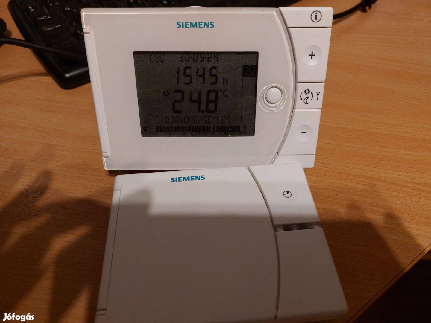 Siemens REV24RF/SET Rádiófrekvenciás digitális szobatermosztát