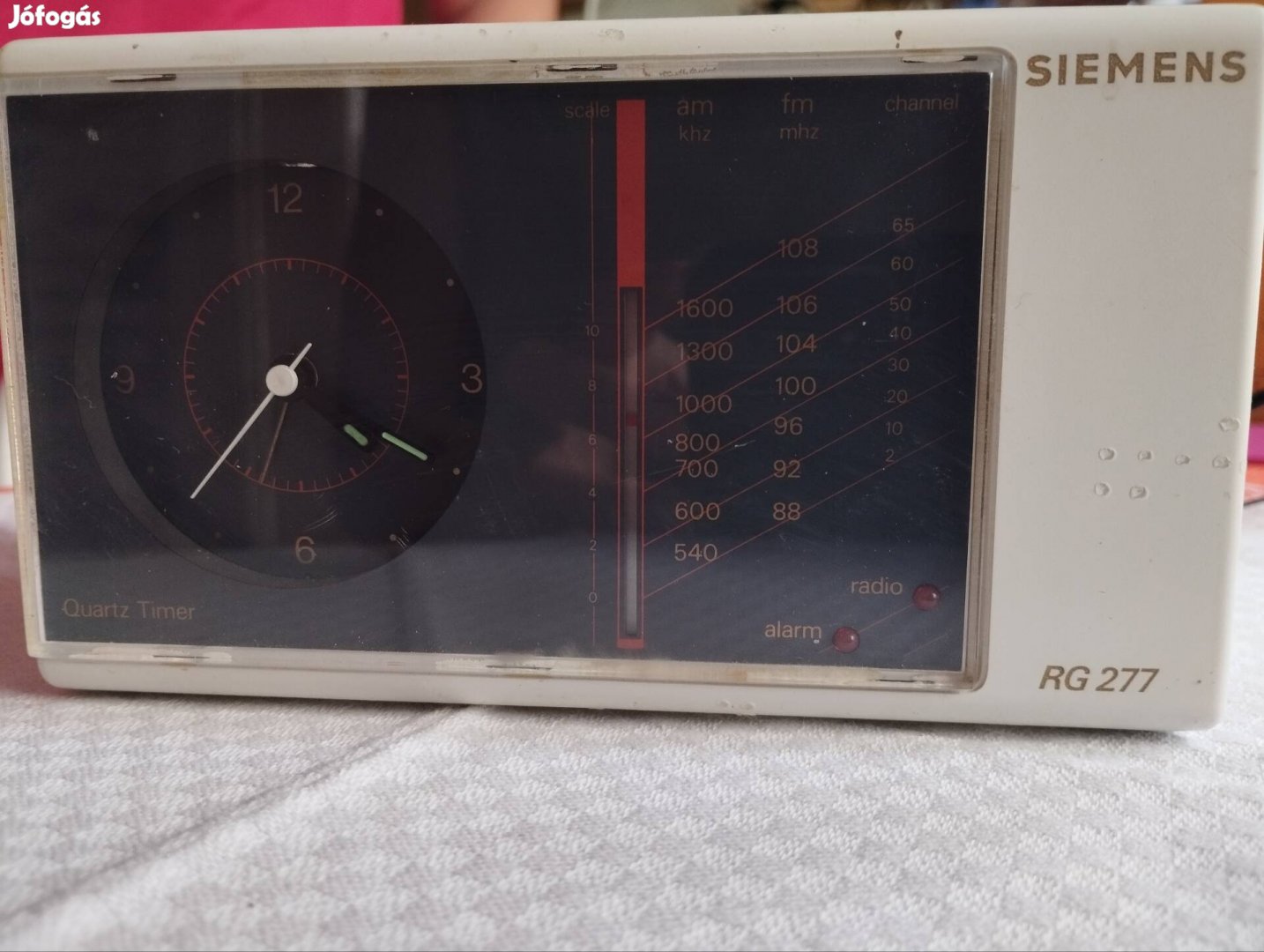 Siemens RG 277 retro rádiós ébresztőóra