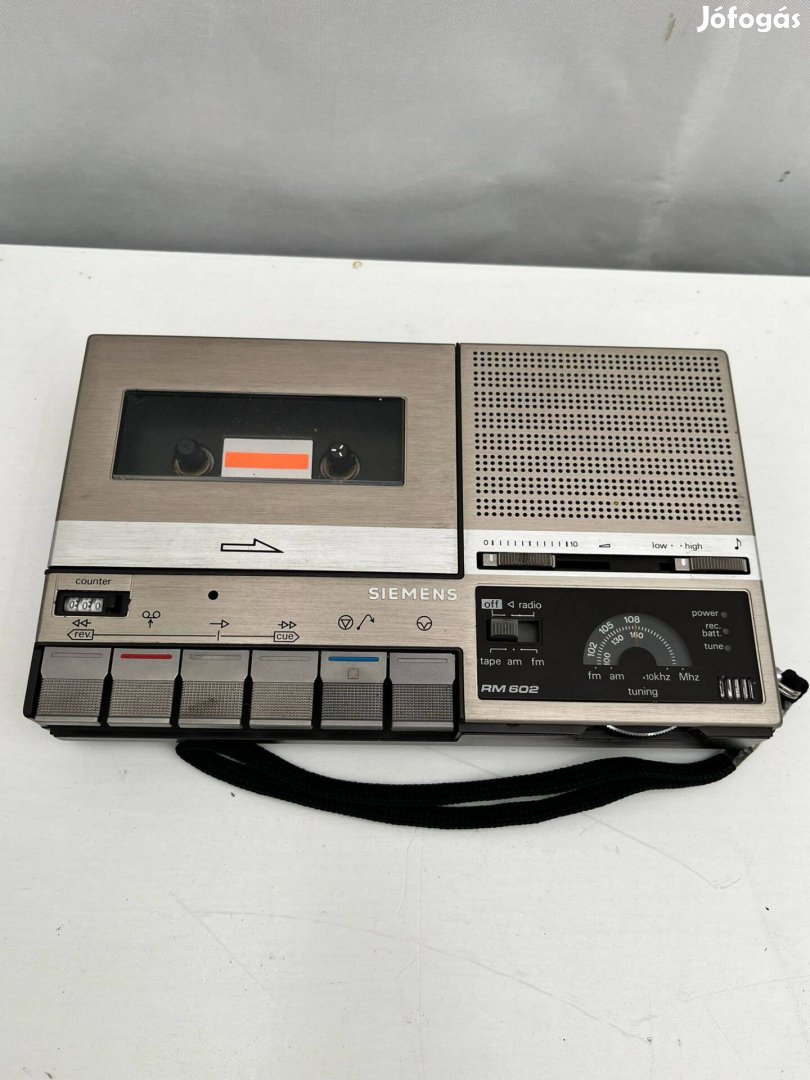 Siemens RM602 riporter rádiós magnó (Sanyo) szervizelve walkman