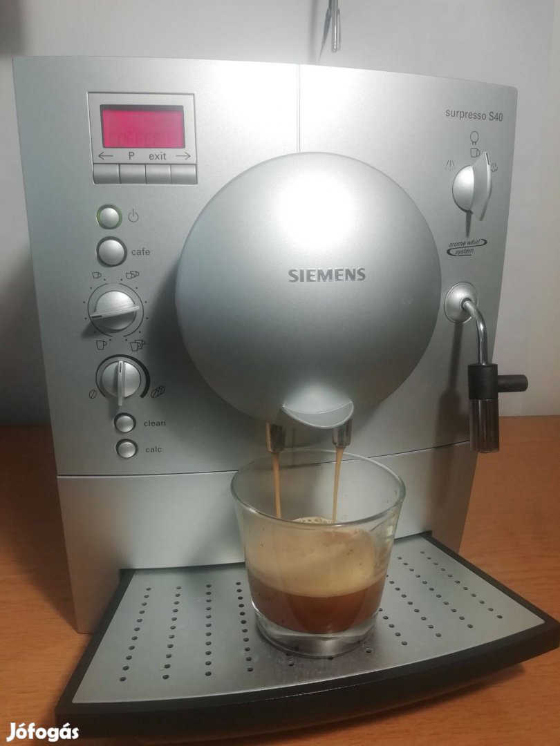 Siemens S40 karbantartott, automata kávéfőző, kávégép