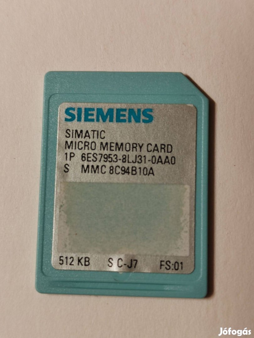 Siemens Simatic MMC Micro memória kártya