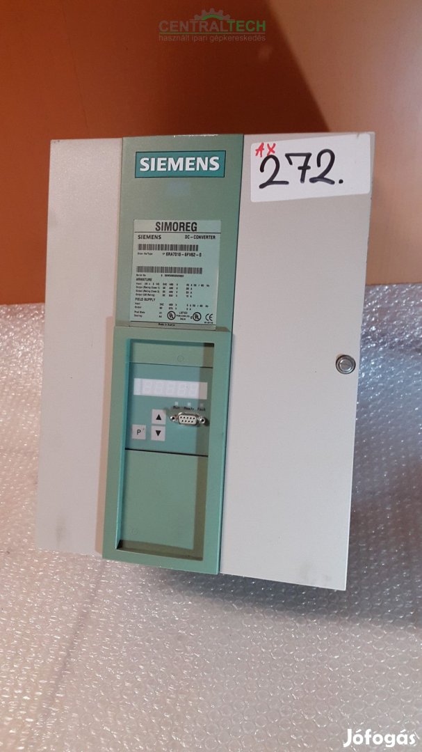 Siemens Simoreg 6RA7018-6FV62-0 DC meghajtó szabályozó