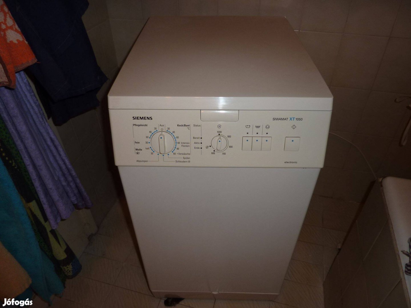 Siemens Siwamat XT 1050 felültöltős mosógép ( Bosch ) alkatrészek ela