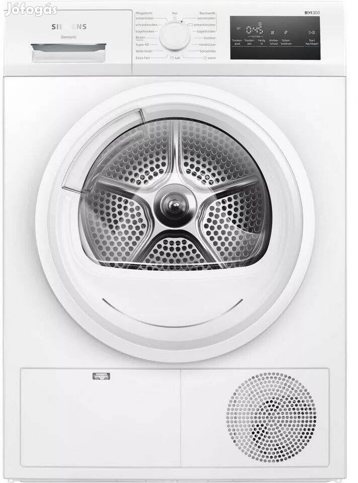 Siemens WT45Hva3 A++ 8kg-os hőszivattyús szárítógép