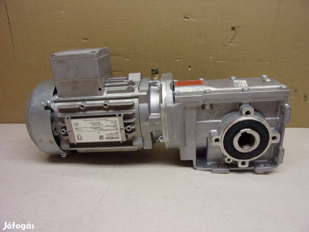 Siemens csőtengelyes hajtóműves motor, 0,25kW, 18,4 rpm