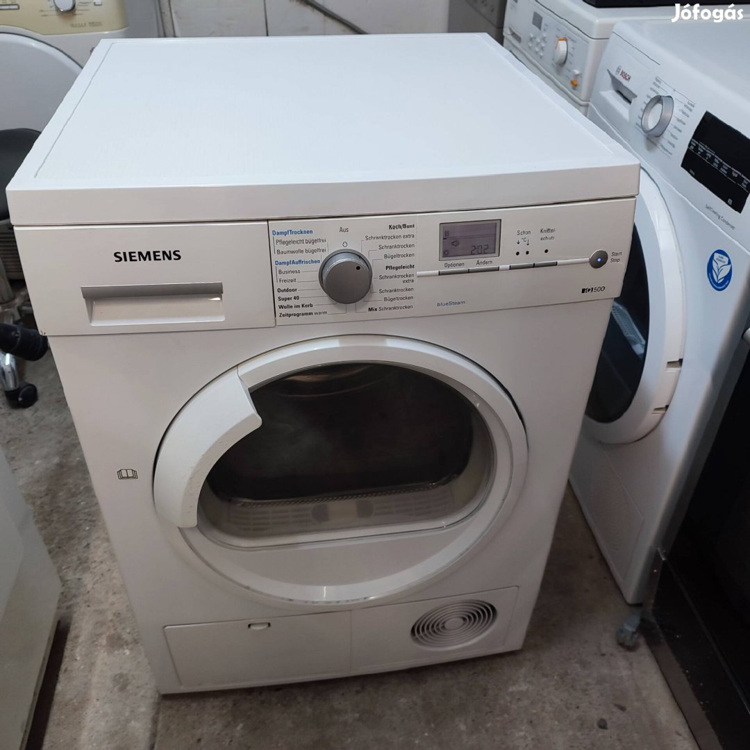 Siemens kondenzációs szárítógép Garanciával Kecskeméten eladó.