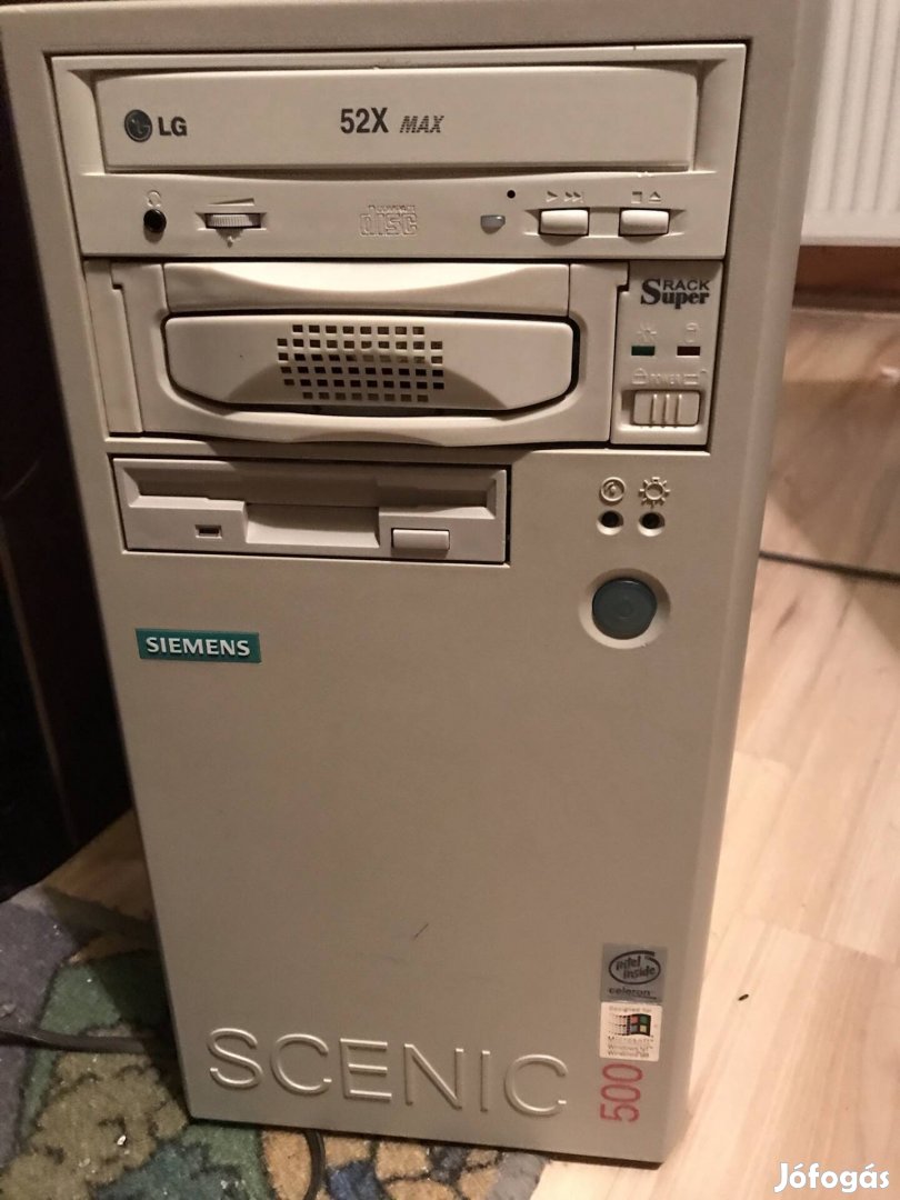 Siemens scenic 500 retro számítógép pc telepített windows xp