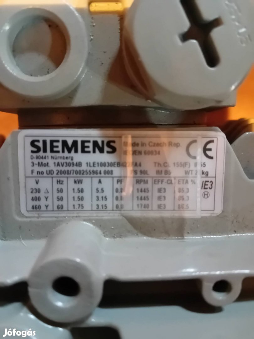 Siemens villanymotor új!