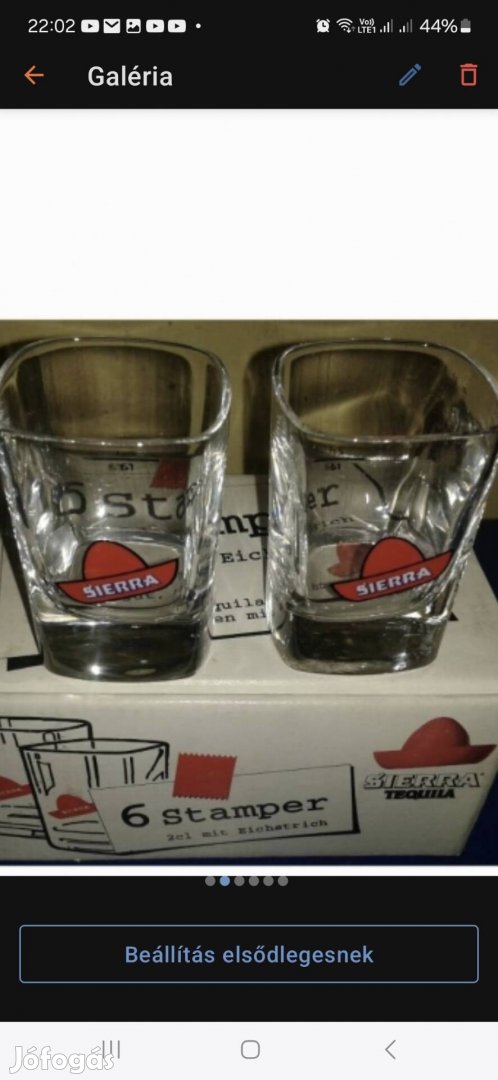 Sierra Tequila új pohár 6db