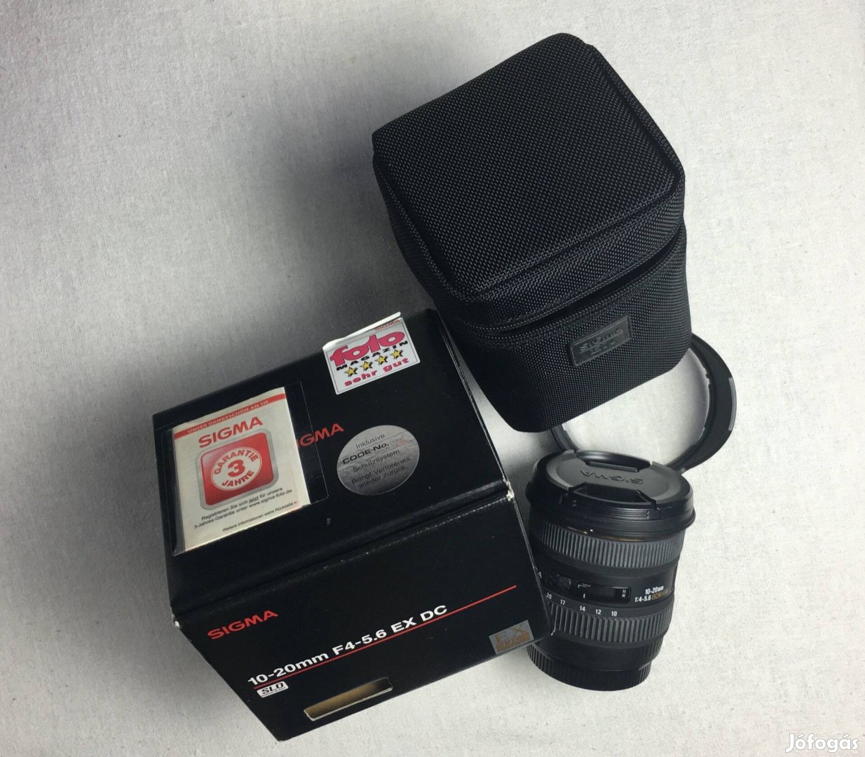 Sigma 10-20/4-5.6 EX DC zoom Canon EOS-hoz eladó