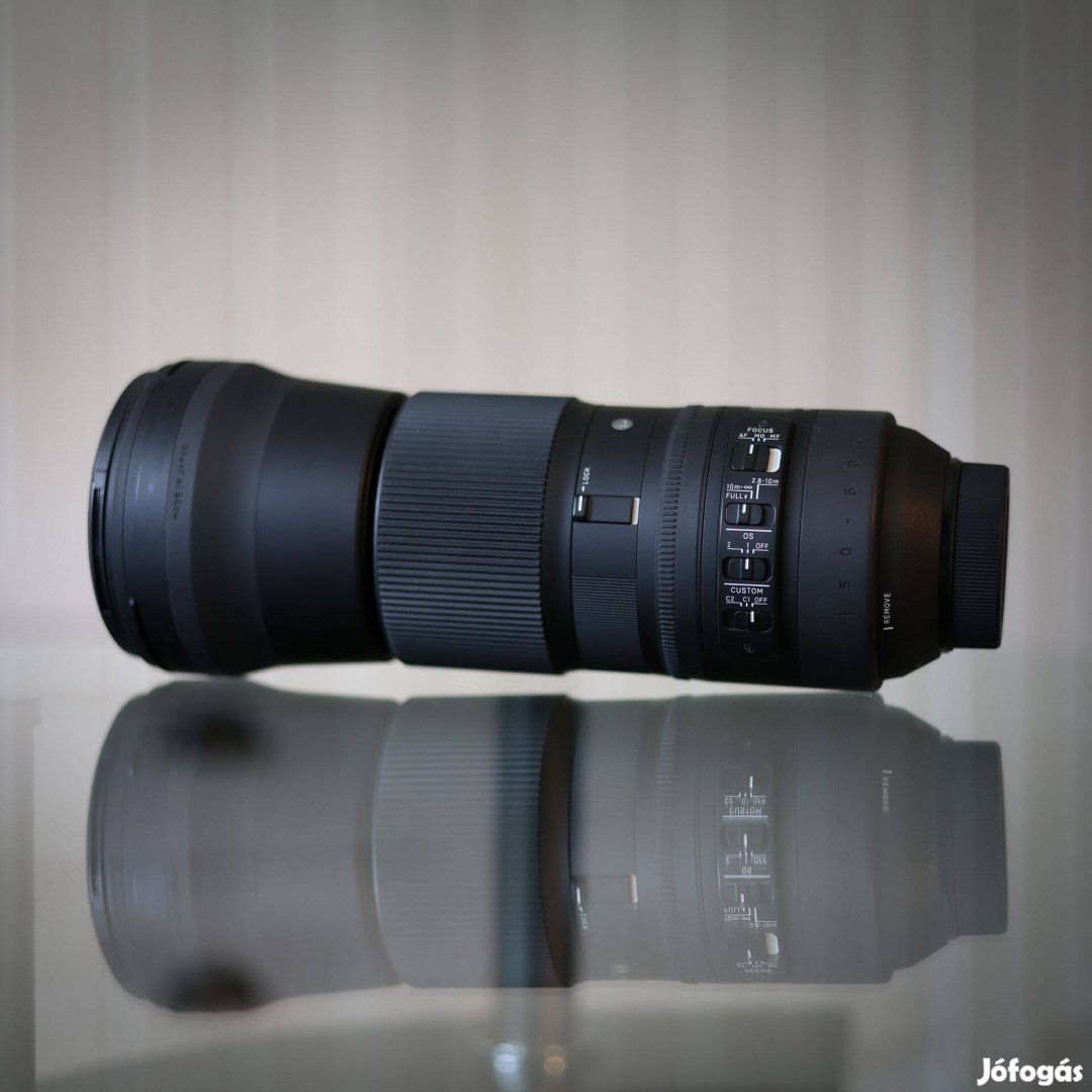 Sigma 150-600mm f/5-6.3 objektív ( Nikon ) +UV szűrő -újszerű- 150-600