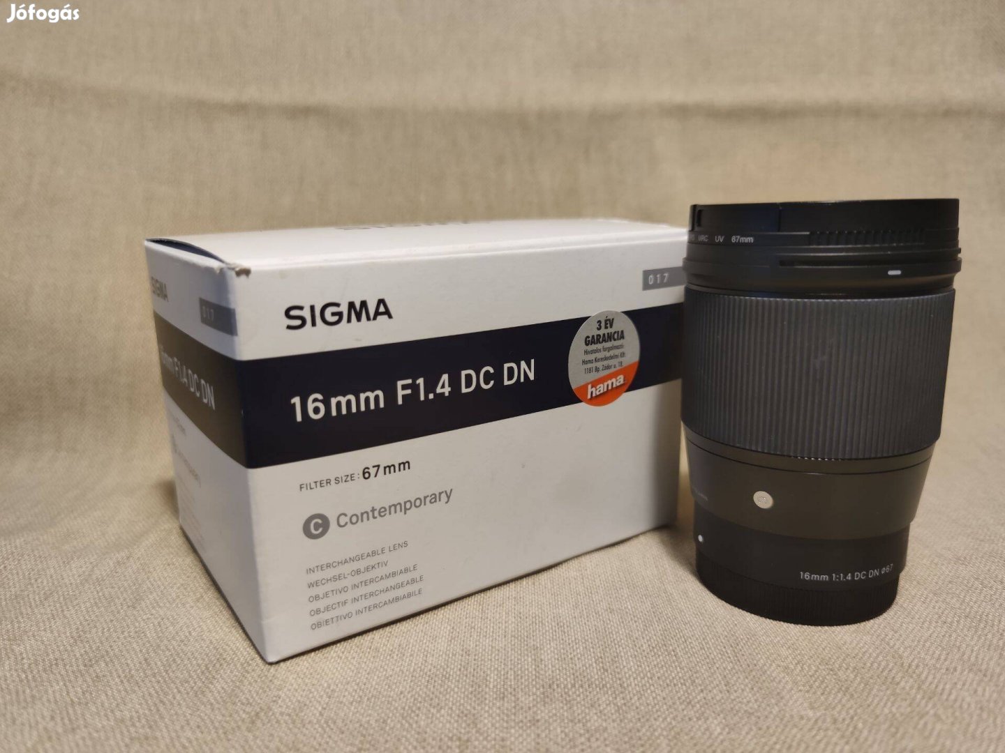 Sigma 16mm F 1,4 DC DN (sonye) S402965