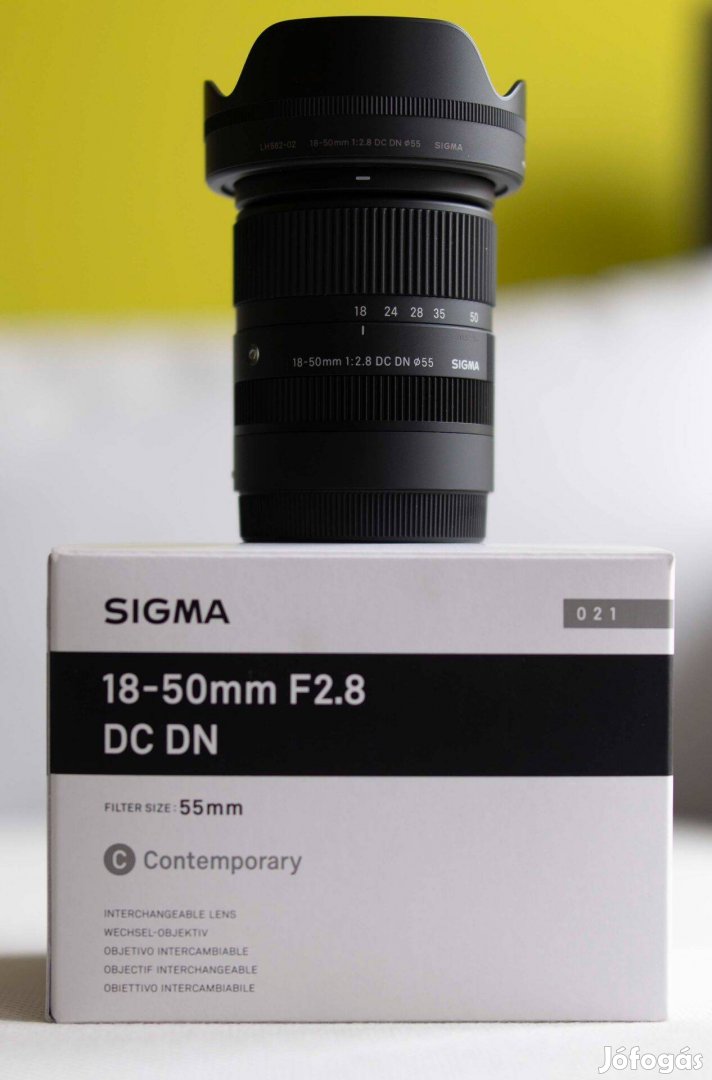 Sigma 18-50mm f2.8 DC DN Contemporary Sony E - 2,5 év