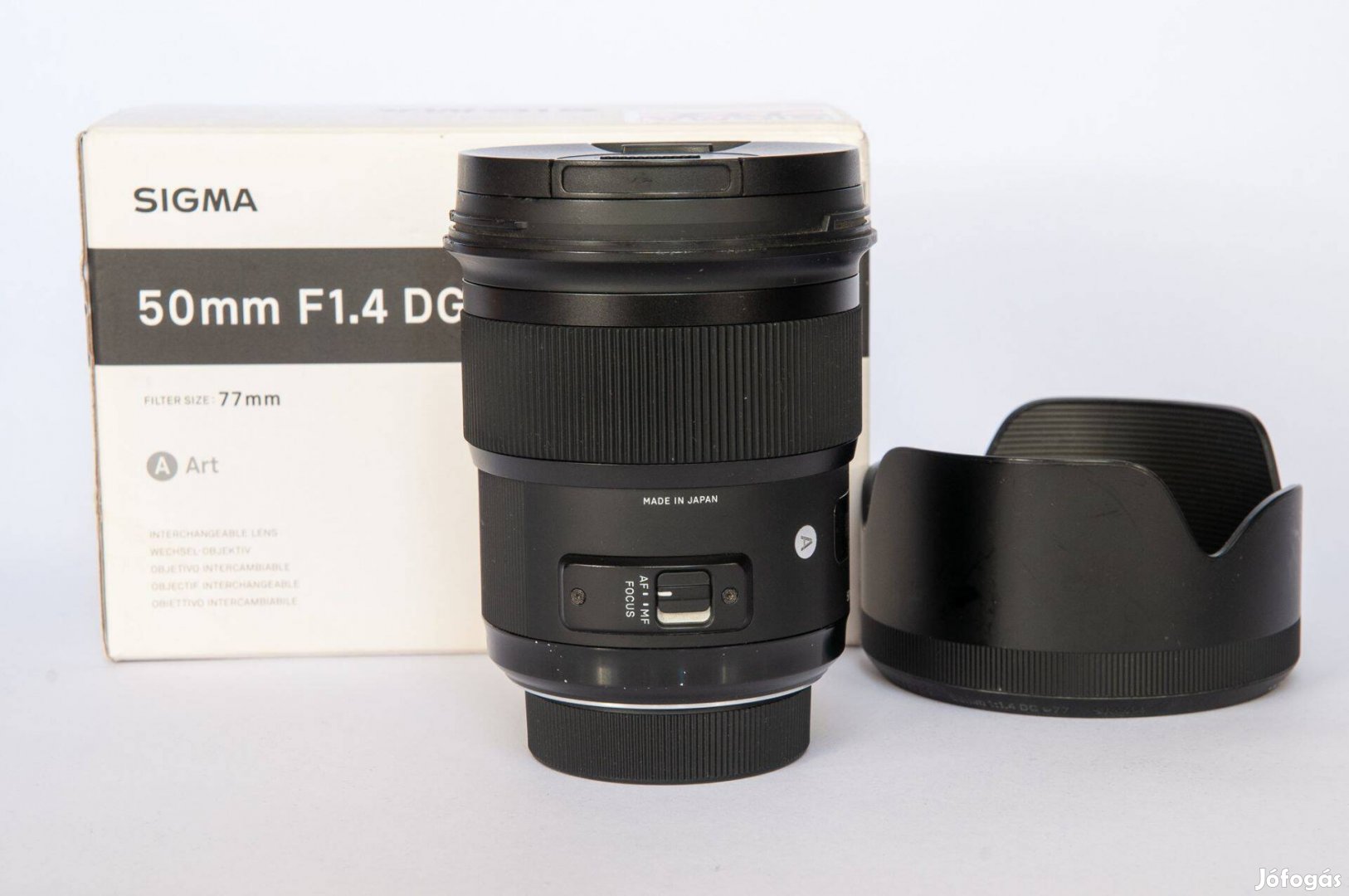 Sigma 50 mm f1.4 DG HSM Art Nikon nagy fényerejű 50mm objektív