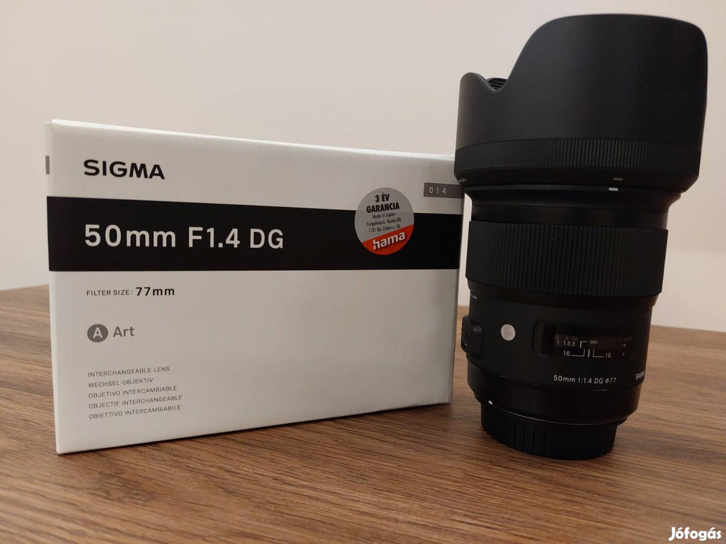 Sigma 50mm f1.4 DG ART Canon EF bajonettes 