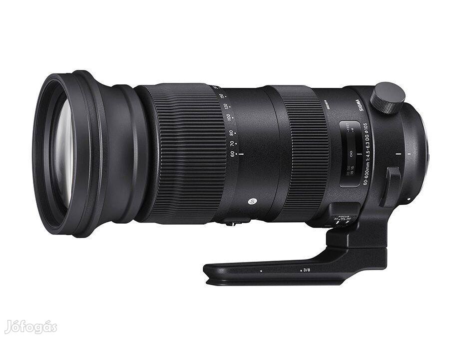 Sigma 60-600 OS HSM Sports objektív (Canon) 60-600mm | 6 hó garancia!