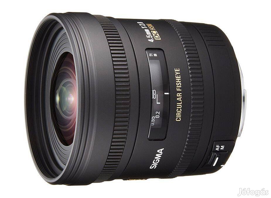 Sigma AF 4.5 2.8 HSM Fisheye objektív (Nikon) 4.5mm | 6 hó garancia!