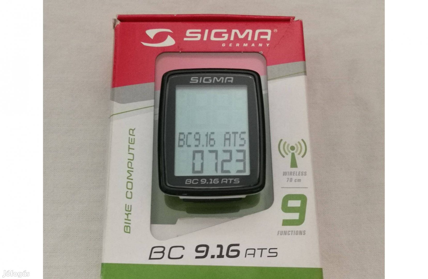 Sigma BC 9.16 ATS vezeték nélküli kerékpár computer eladó
