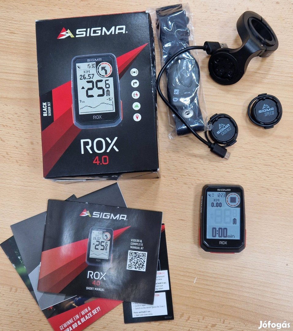 Sigma Rox 4.0 Sensor SET GPS kerékpár computer