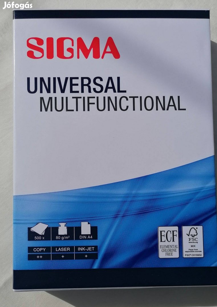 Sigma fénymásolópapír csomag A4 80 g 500 lap