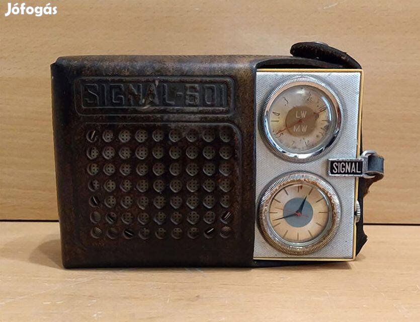 Signal 601 szovjet órás zsebrádió 1975-ből retro