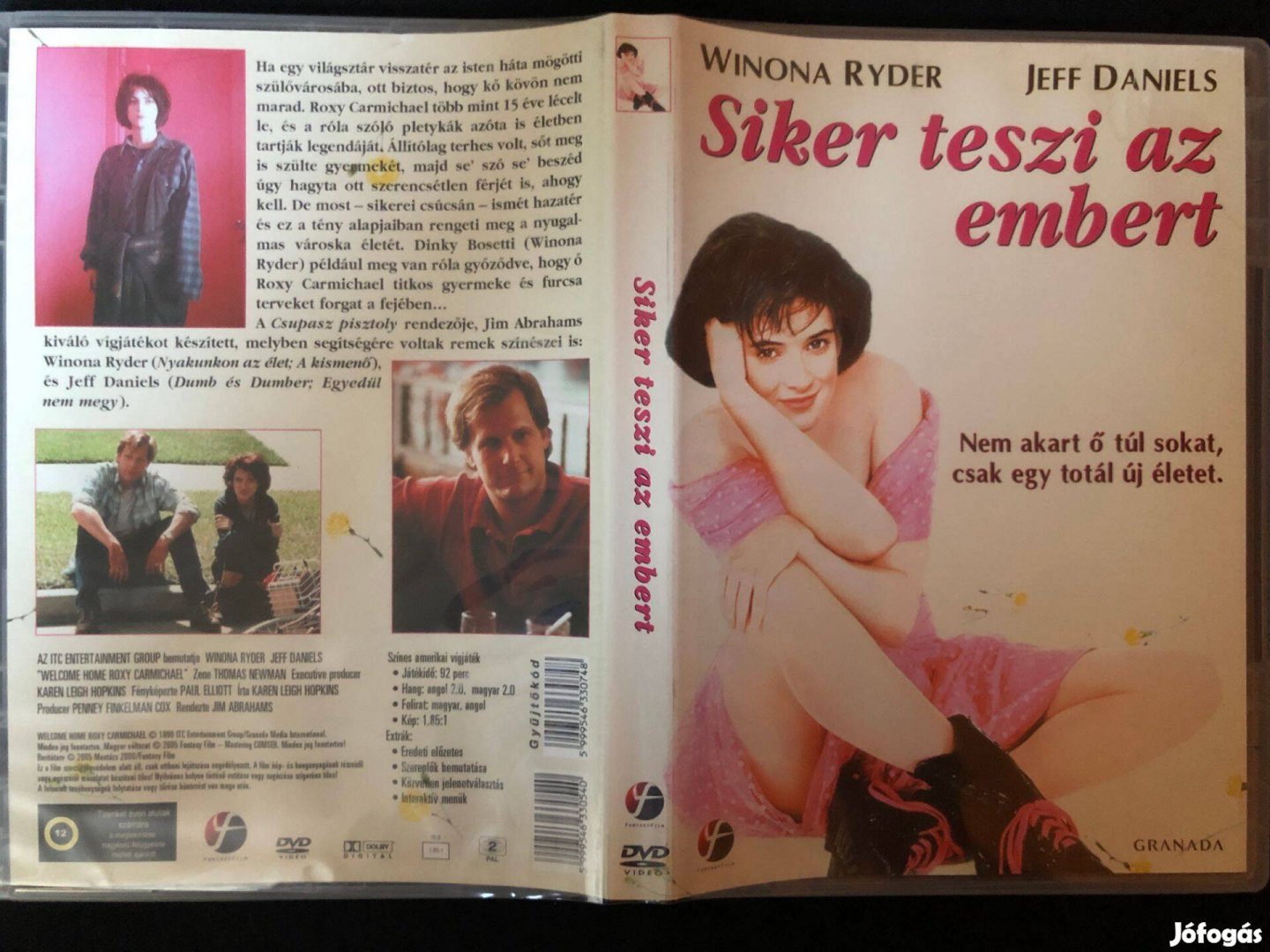 Siker teszi az embert DVD (karcmentes, Winona Ryder, Jeff Daniels)