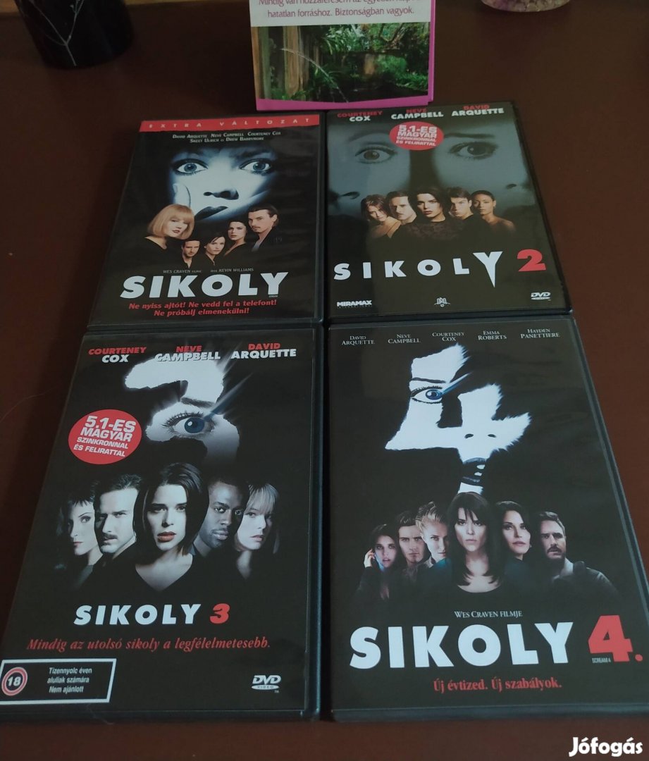 Sikoly dvd 1-4 szinkronos eredeti 