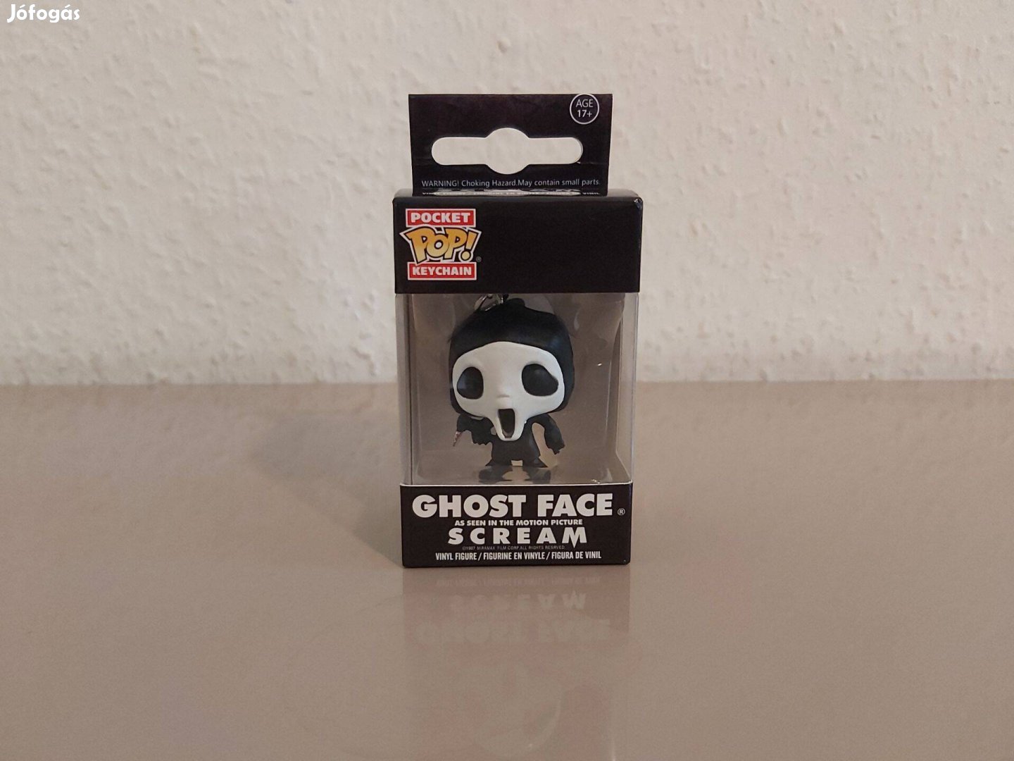 Sikoly kulcstartó Scream figura Új készleten Ghostface Ghost Face szám