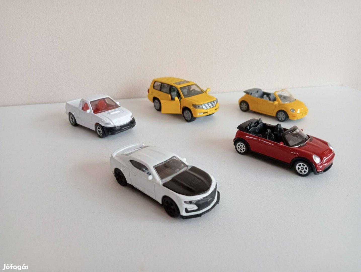 Siku Toyota, Chevrolet, Volkswagen, Welly Mini kisautó csomag