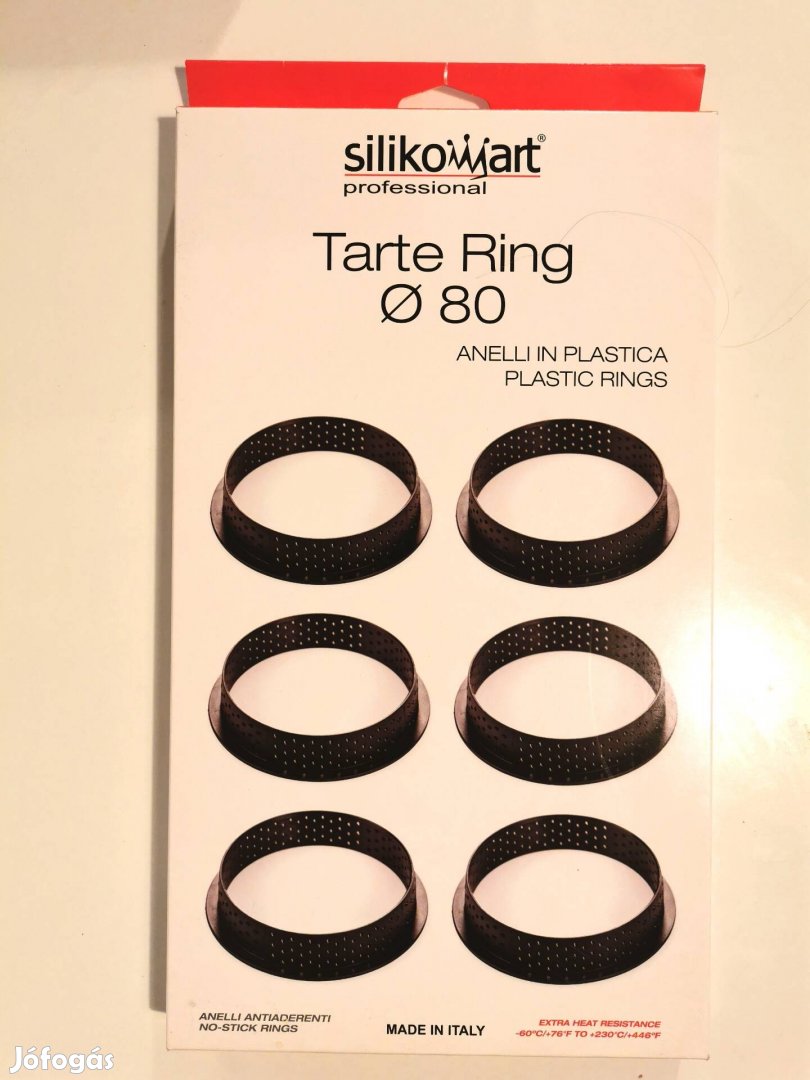 Silikomart - sütő gyűrű 80mm