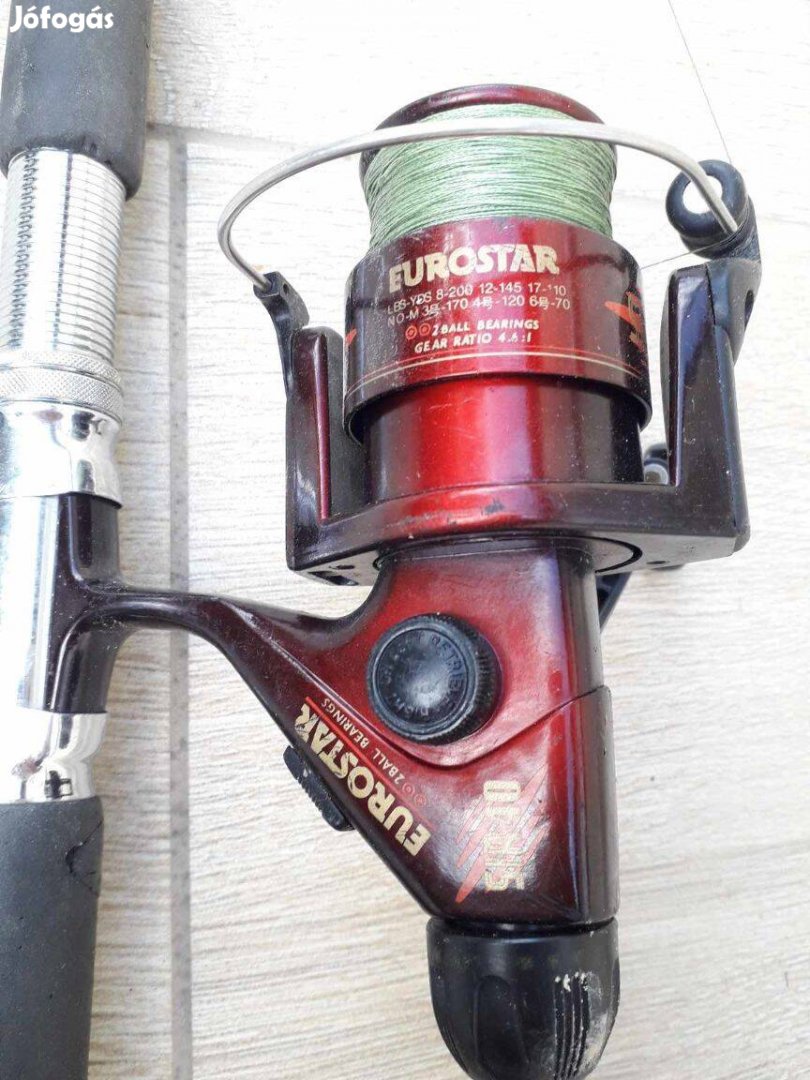 Silstar horgászbot Eurostar orsóval eladó