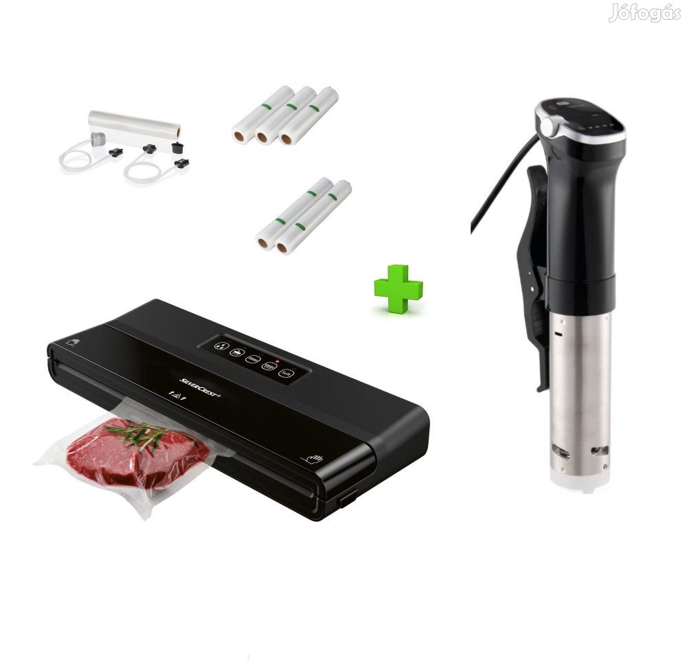 SilverCrest SV 125 Maxi-Pack sous-vide vákuumcsomagoló + Ambiano SVS