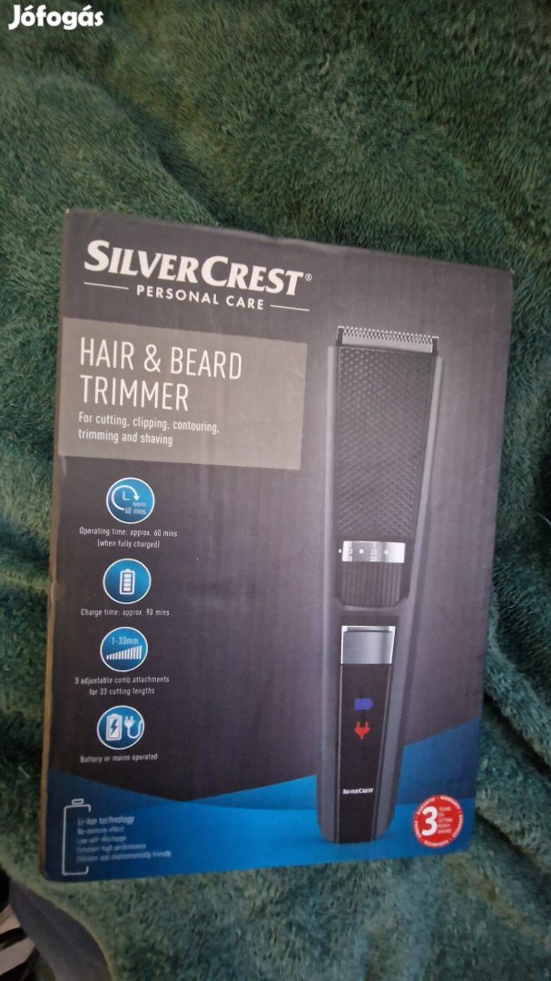 Silver Crest akkumlátoros haj és szakállvágó shbs 3.7 a1