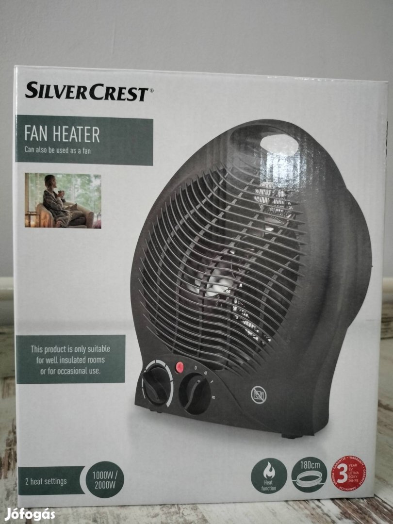 Silver Crest hősugárzó 1000/2000W