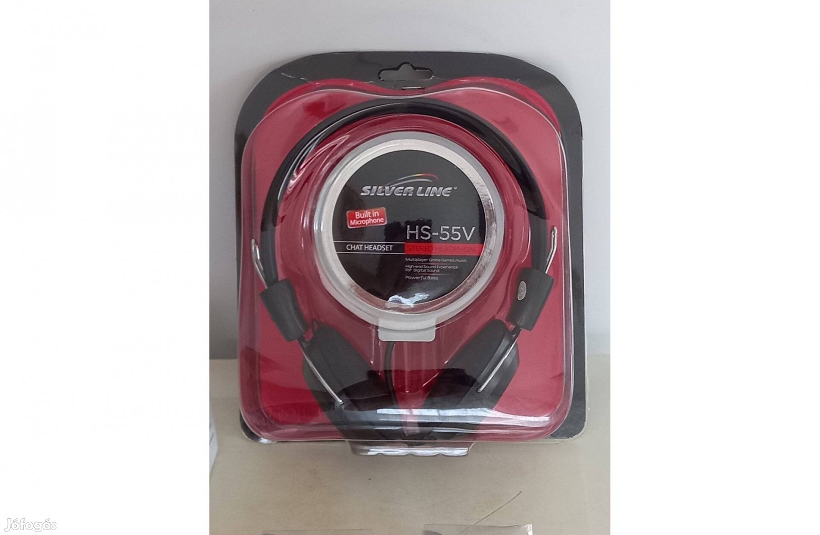 Silver Line HS-55V mikrofonos fejhallgató headset eladó, új!