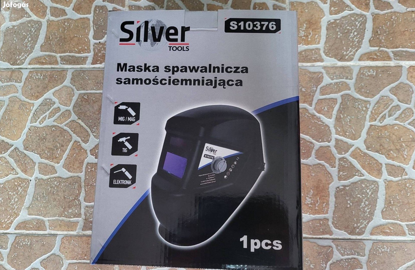 Silver S10376 automata sötétedős hegesztő pajzs fejpajzs
