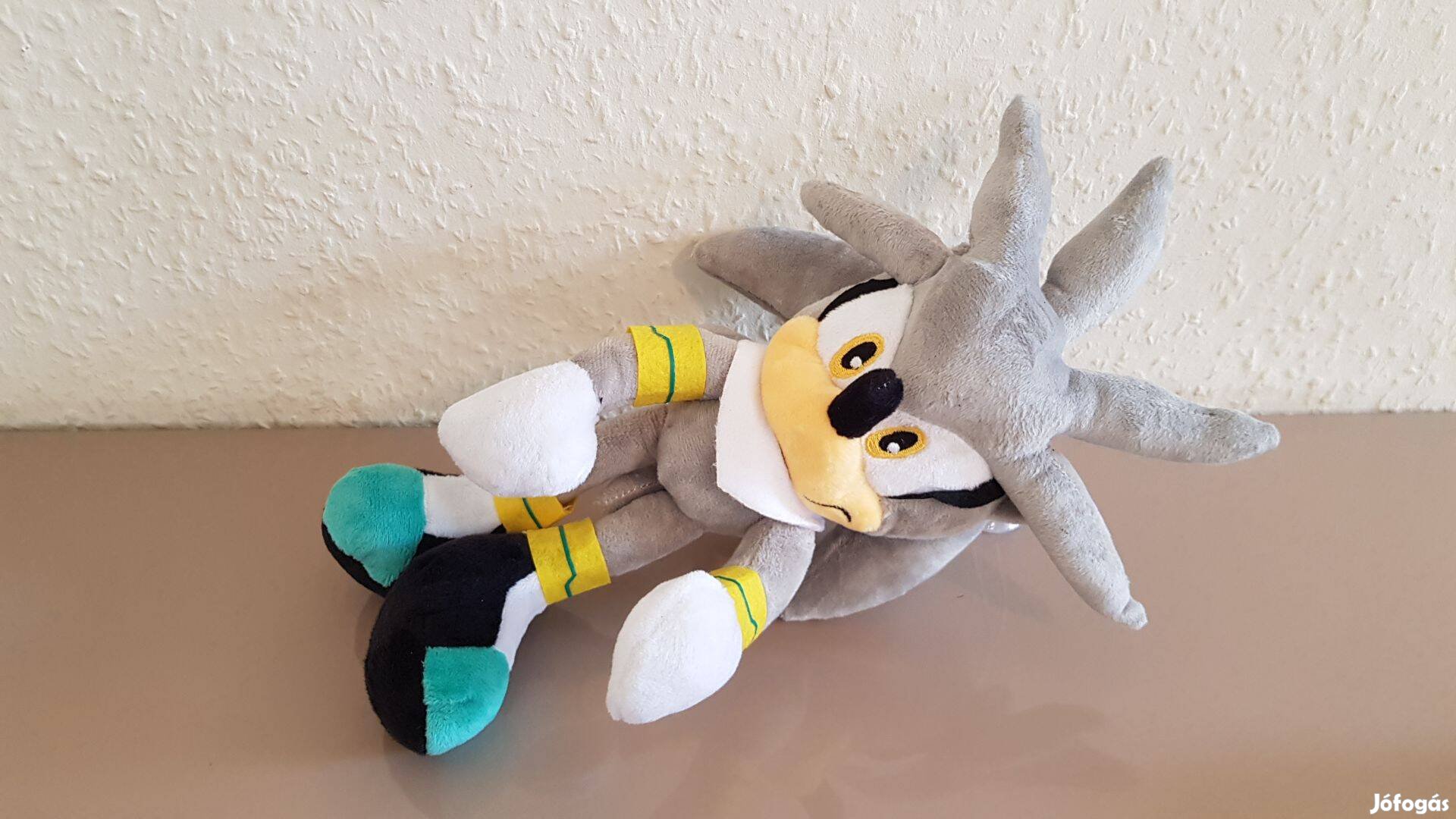 Silver Sonic Sündisznó plüss 25 cm Új Készleten Hedgehog számlával